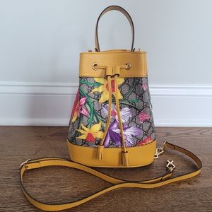 Gucci Ophedia Floral Bucket Bag